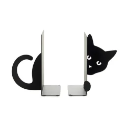 2 serre-livres chat