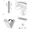 Table à repasser pliable et compacte