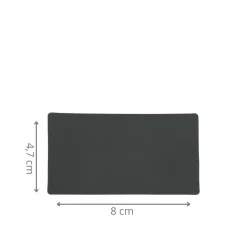 8 étiquettes adhésives rectangulaires ardoise