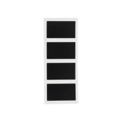 8 étiquettes adhésives rectangulaires ardoise