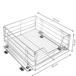 Tiroir coulissant pour placard de cuisine
