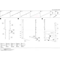 Tringle de penderie à suspendre extensible