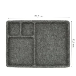 Vide poche en feutrine à compartiments